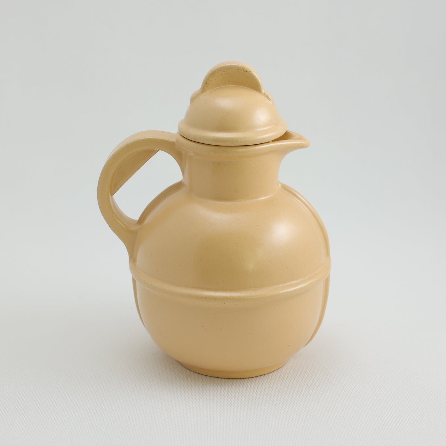 Frankoma <br> Golden Guernsey <br> c. 1936-1938, H. 8 3/4" <br> Ivory Glaze <br> Ada Clay, Round O <br> <br> Free Shipping