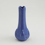 Frankoma <br> #29 Bud Vase <br> c. 1942, H. 5 1/2" <br> Royal Blue <br> Ada Clay, Oblong 0 <br> <br> Free Shipping