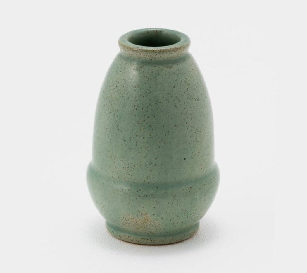 Frankoma <br> #292 Vase <br> c. 1936-1938, H. 3 3/4" <br> Jade Green <br> Ada Clay, Round O