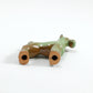 Frankoma <br> #151 Miniature Terrier <br> c. 1942, H. 3" <br> Prairie Green <br> Ada Clay, Unmarked <br> <br> Free Shipping