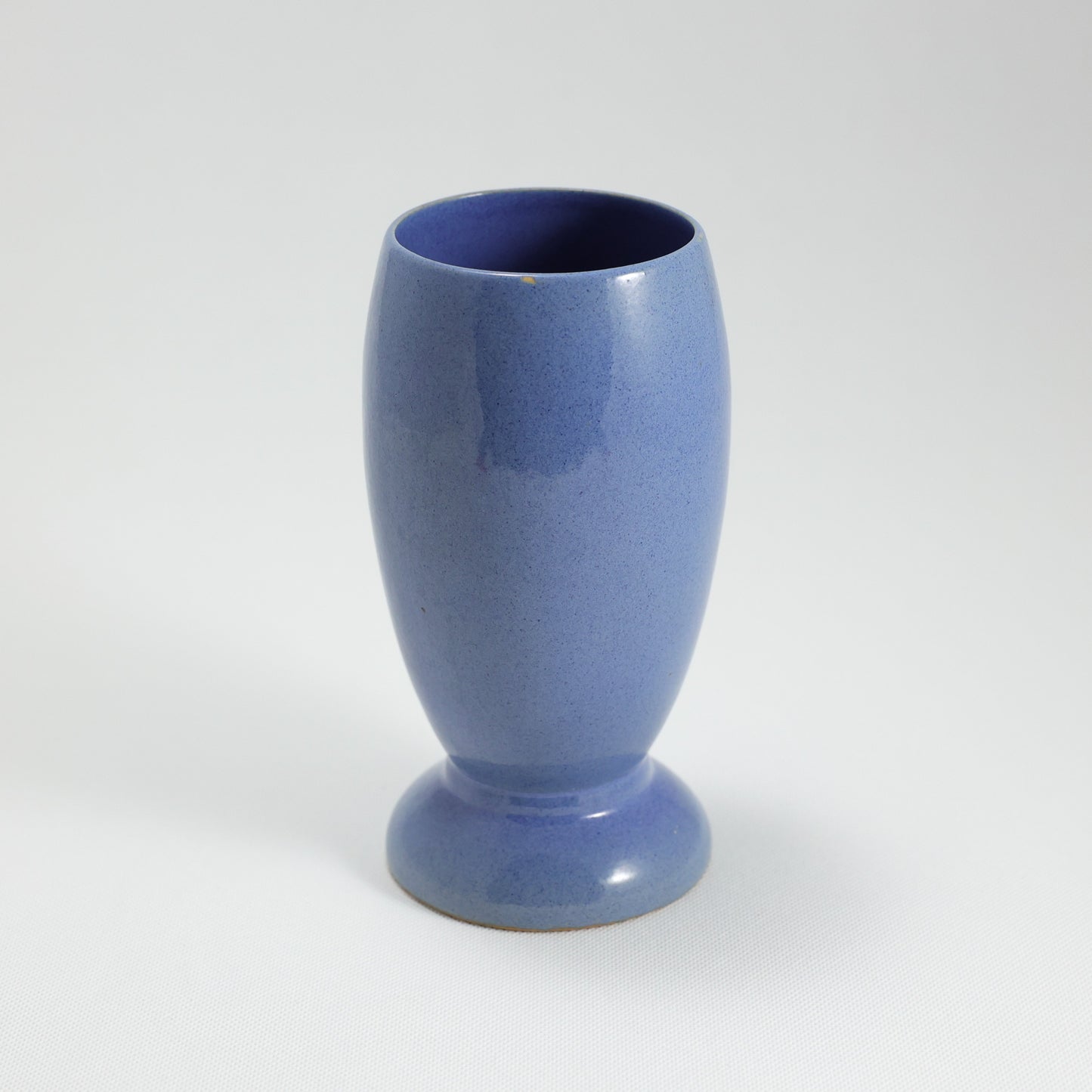 Frank Potteries <br> #21 Vase <br> c. 1933-1934, H. 7" <br> Royal Blue <br> Ada Clay, Ink Stamp <br> <br> Free Shipping