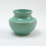 Frank Potteries <br> #289 Vase <br> c. 1933-1934, H. 4" <br> Seafoam Green <br> Ada Clay, Ink Stamp <br> <br> Free Shipping