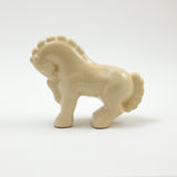 Frankoma <br> #138 Circus Horse <br> c. 1942, H. 4 1/2" <br> Ivory Glaze <br> Ada Clay, Unmarked <br> <br> Free Shipping