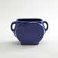 Frankoma <br> #91-A Sugar (single) <br> c. 1936-1938, H. 3 1/2" <br> Royal Blue <br> Ada Clay, Round O <br> <br> Free Shipping