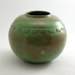 Frankoma <br> #72 Indian Jar <br> c. 1936-1938, H. 7 1/4" <br> Prairie Green <br> Ada Clay, Round O  <br> <br> Free Shipping